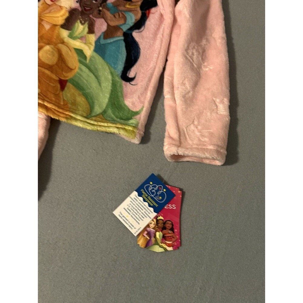 Disney Girls' Princess 2-Piece Fleece Pajamas Set Size 6 NWT Pink - Picture 5 of 5